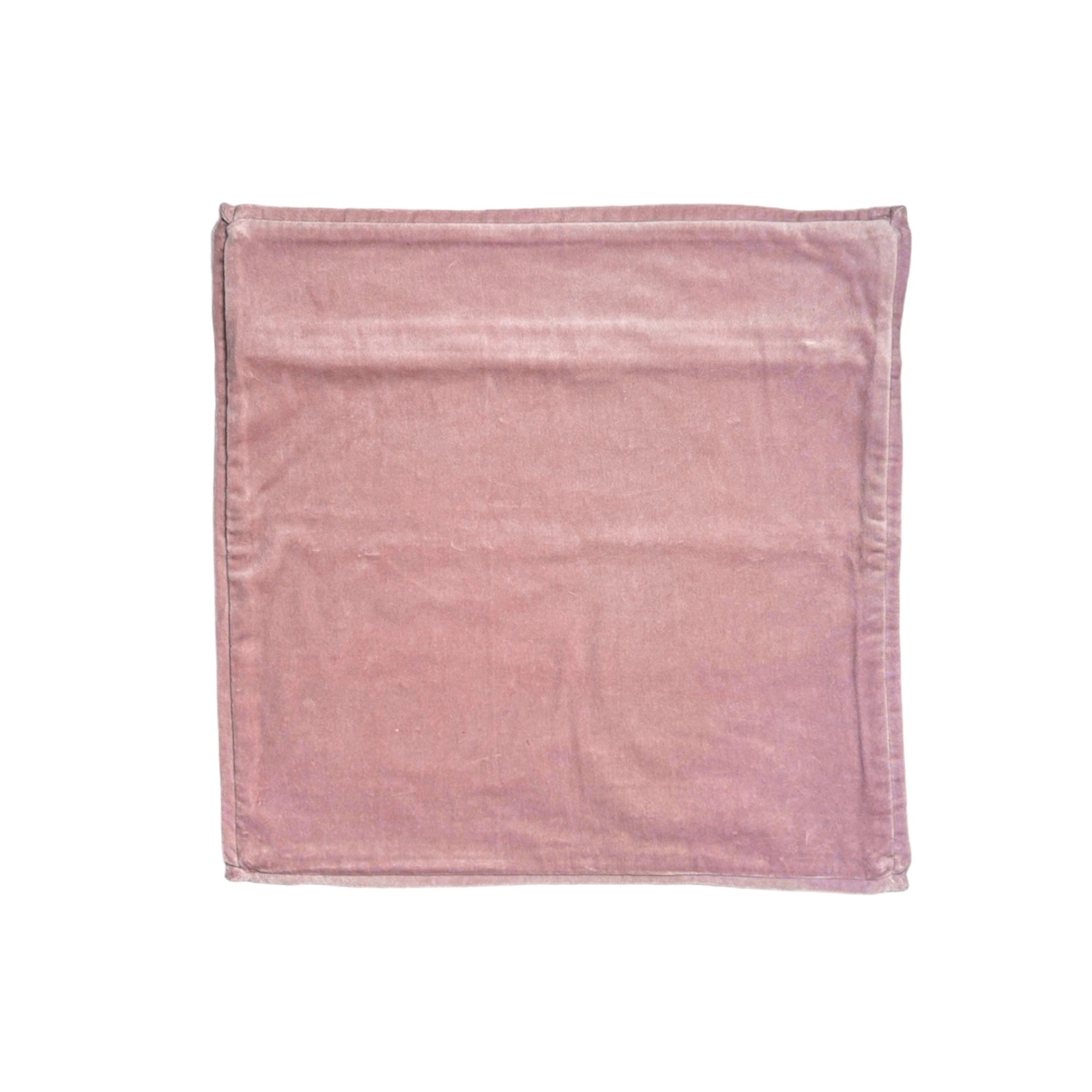 Funda Lisa Velvet Para Cojín 50 X 50 Cm Palo Rosa