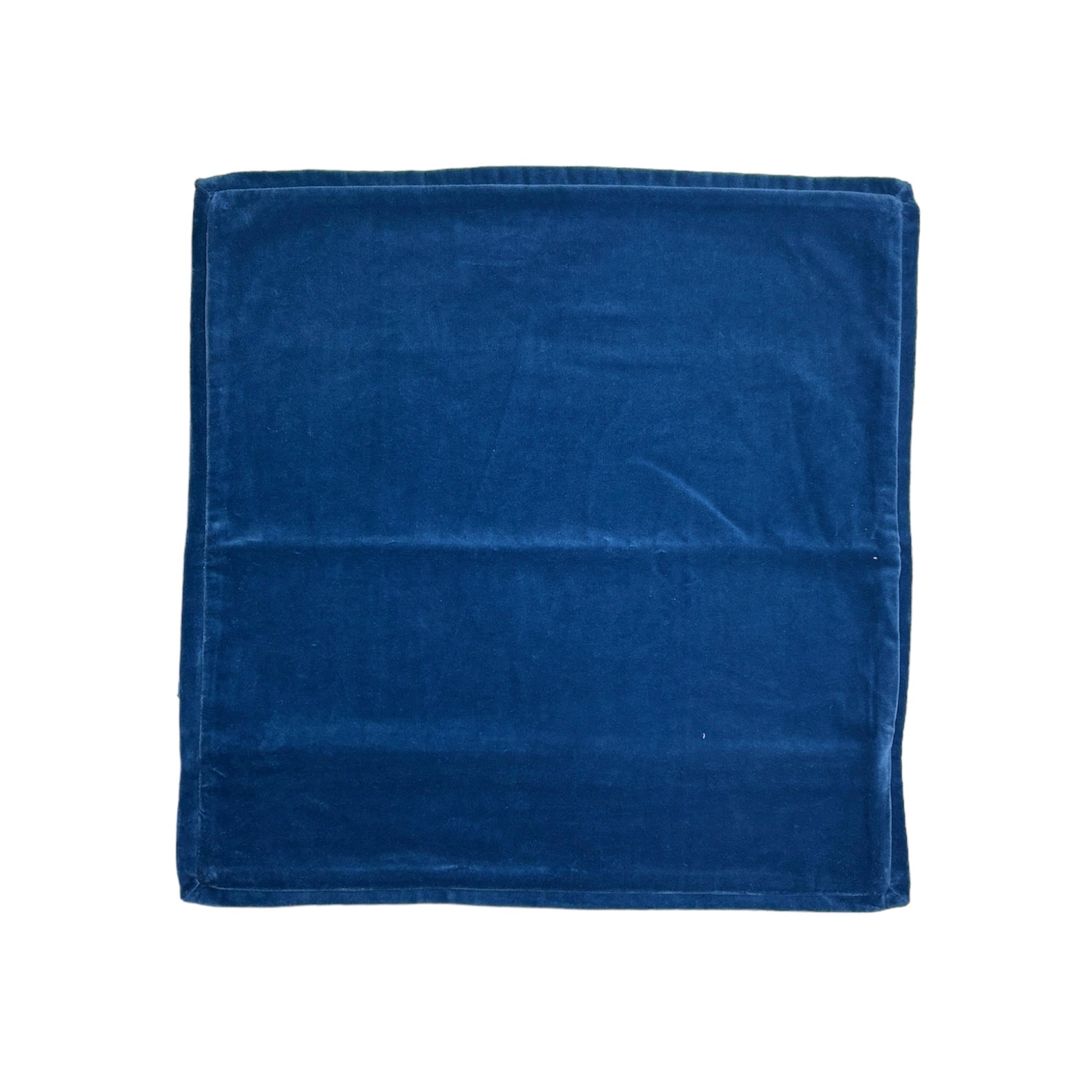 Funda Lisa Velvet Para Cojín 50 X 50 Cm Azul