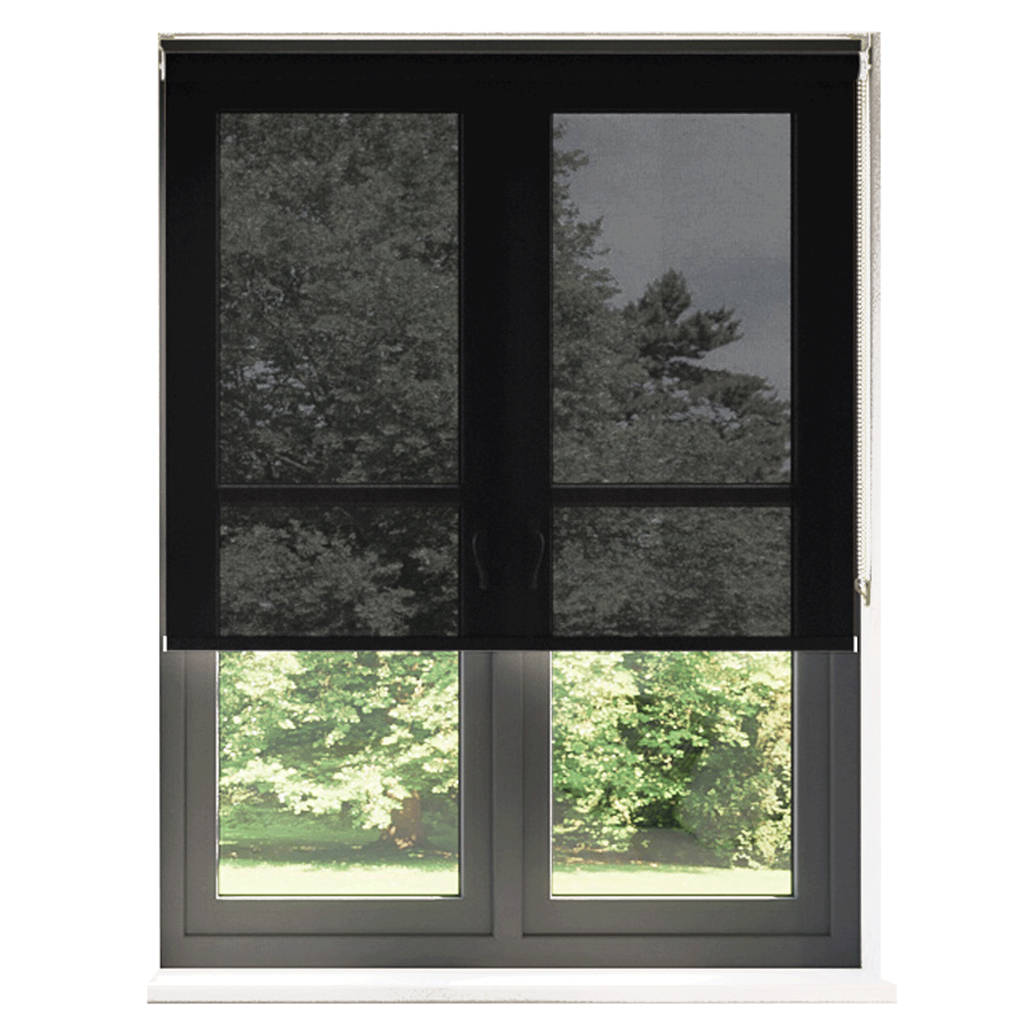 Cortina Roller Screen 150x165 Cm - Negro