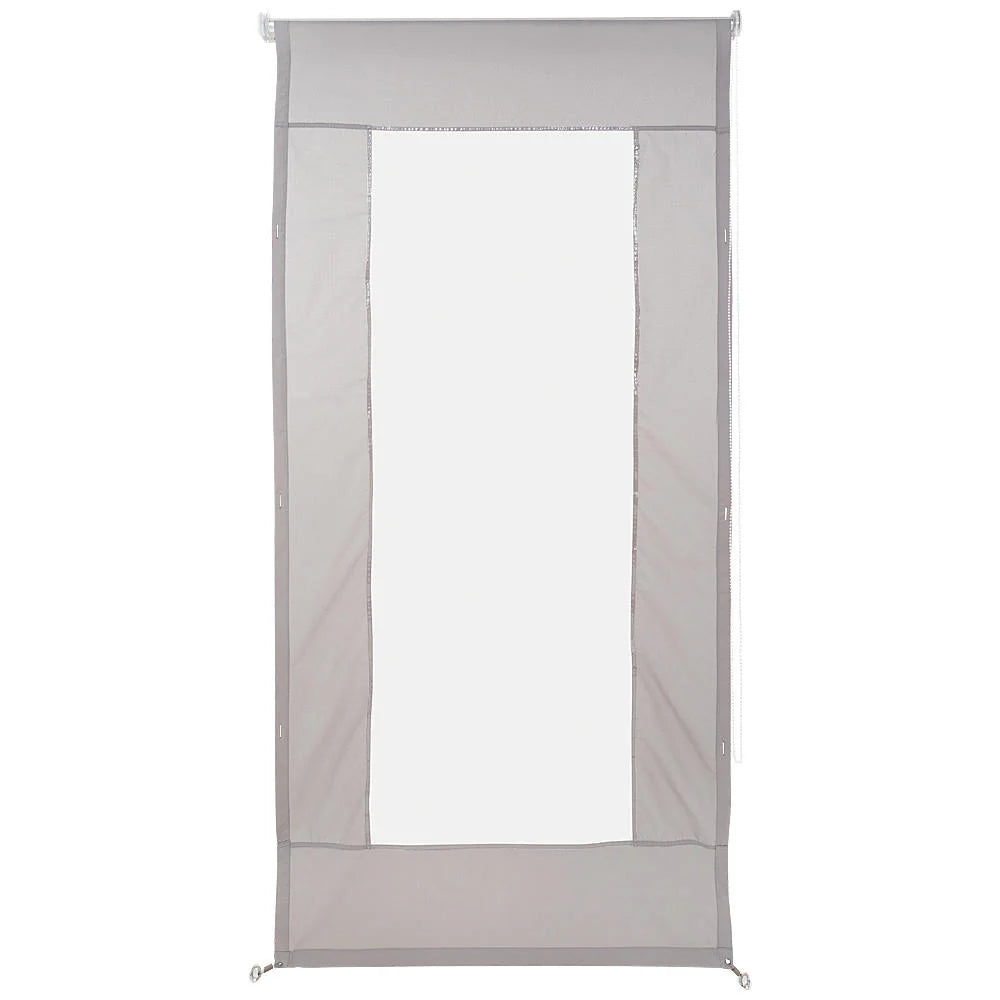 Cierre de terraza PVC 220 x 250 cm gris perla