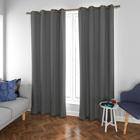 Set Blackout 2P Termico Textura 140X220  Gris Marengo