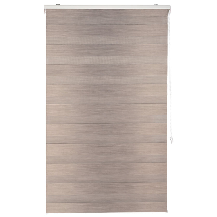 Cortina Duo Blackout 90 X 220 Cm Color Gris Plata