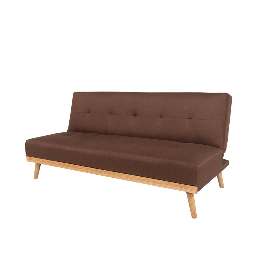 Sofa Cama 3 Cuerpos Enok Color Chocolate