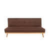 Sofa Cama 3 Cuerpos Enok Color Chocolate