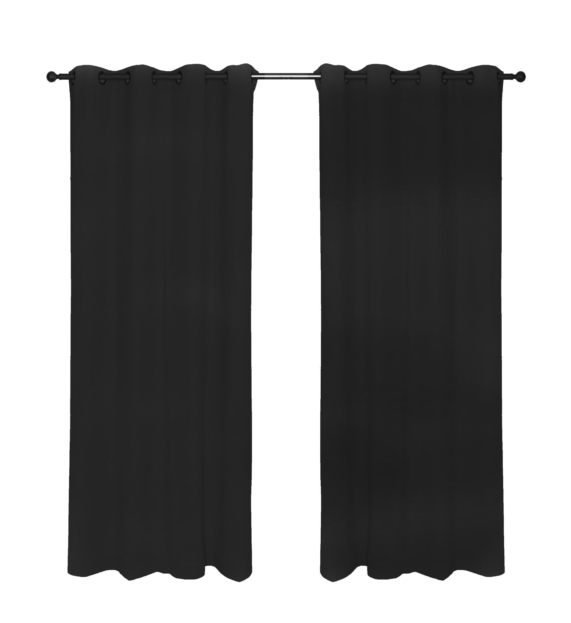 Set Blackout 2P Térmico Textura 140X220  Negro