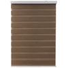 Cortina Duo Sin Cadena 90 X 165 Cm Chocolate