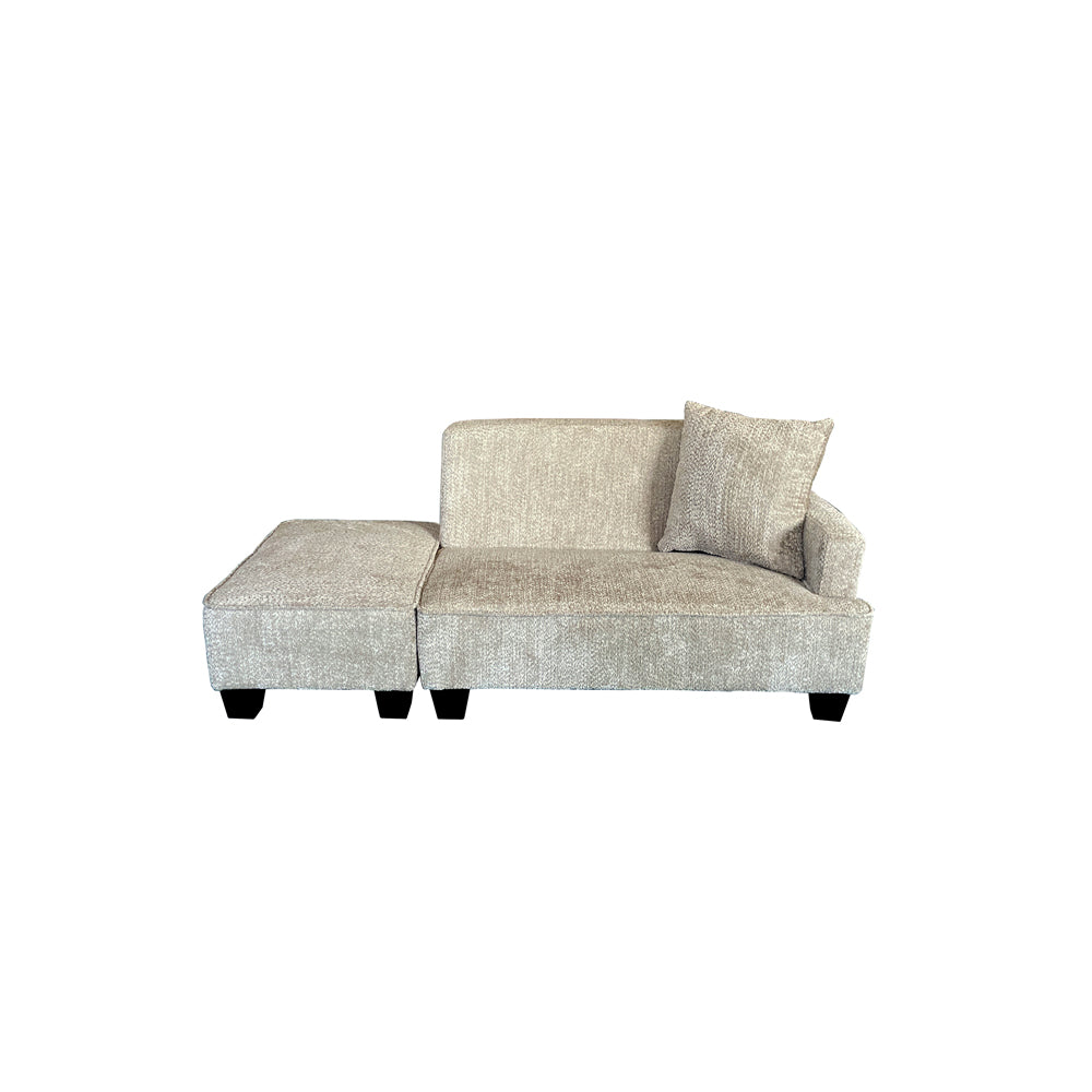 SOFA CAMA 3 CUERPOS PUGLIA GRIS ACERO