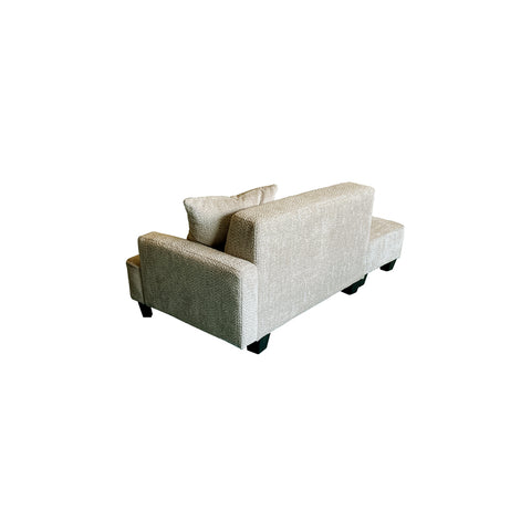 SOFA CAMA 3 CUERPOS PUGLIA GRIS ACERO