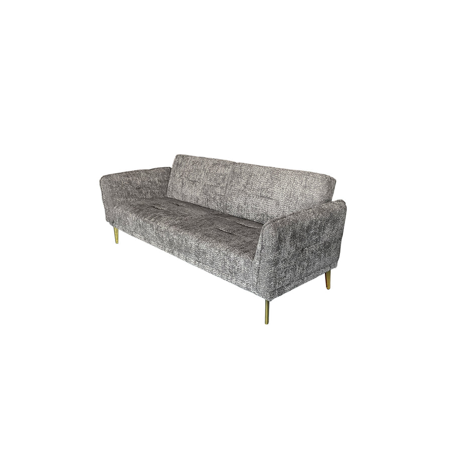 SOFA CAMA 3 CUERPOS GROMO GRIS ACERO